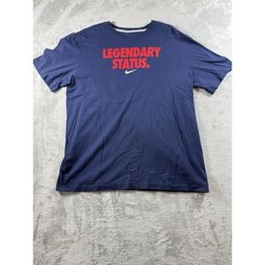 NIKE LEGENDARY STATUS MENS XL  T-SHIRT NAVY